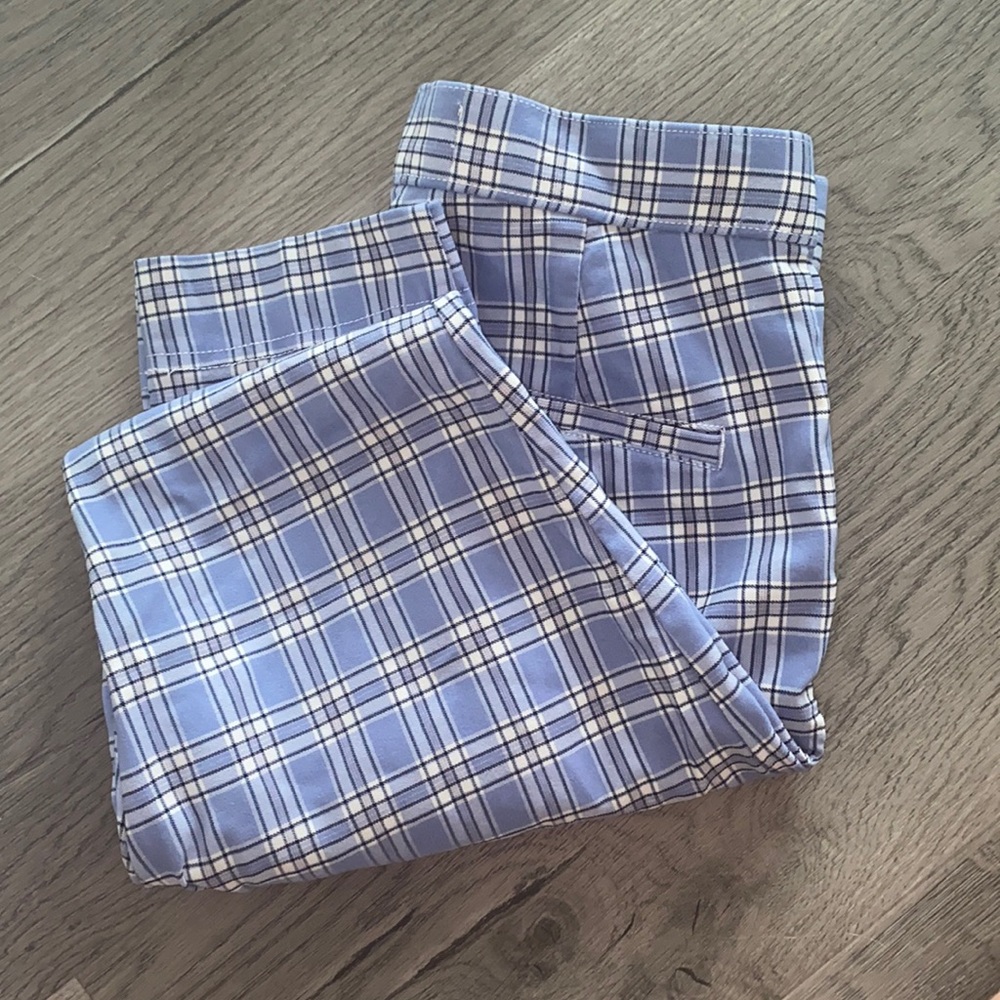 hollister plaid pants